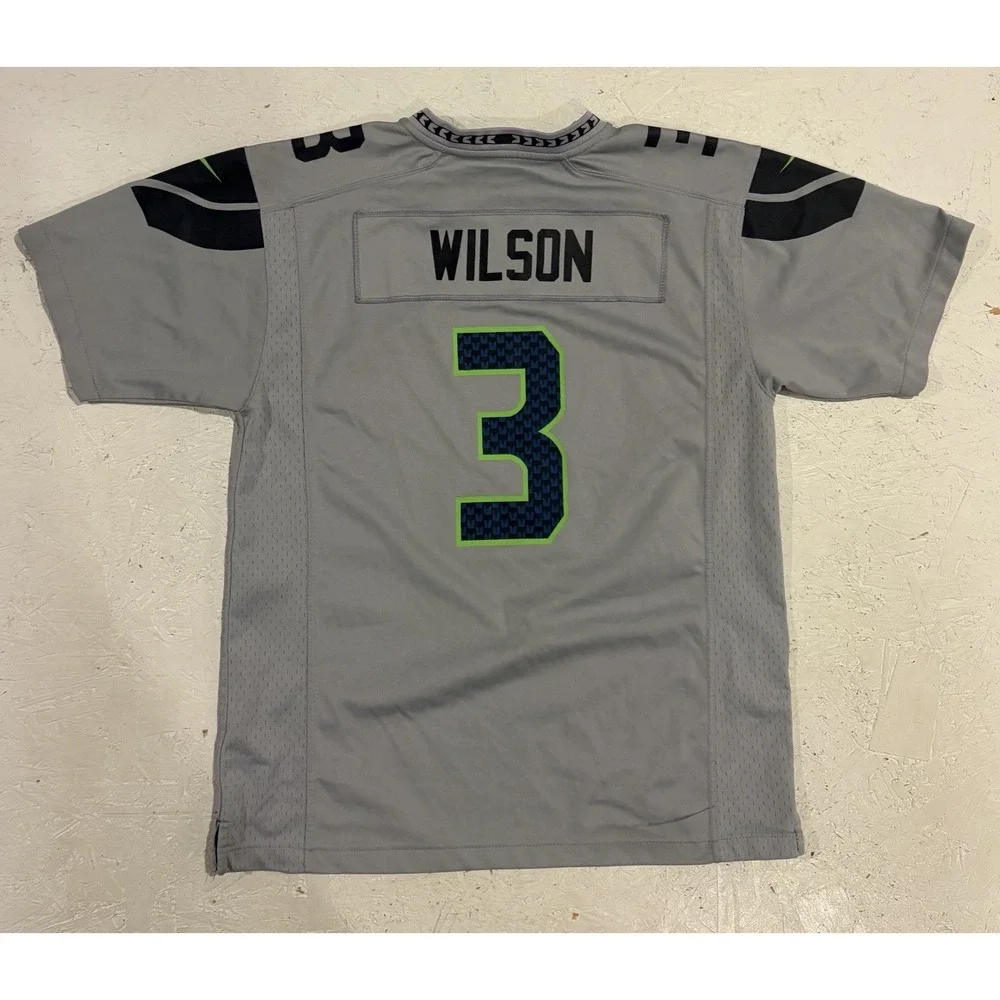 RUSSELL WILSON #3 Seattle Seahawks Nike On Field Football Jersey‎ Youth XL